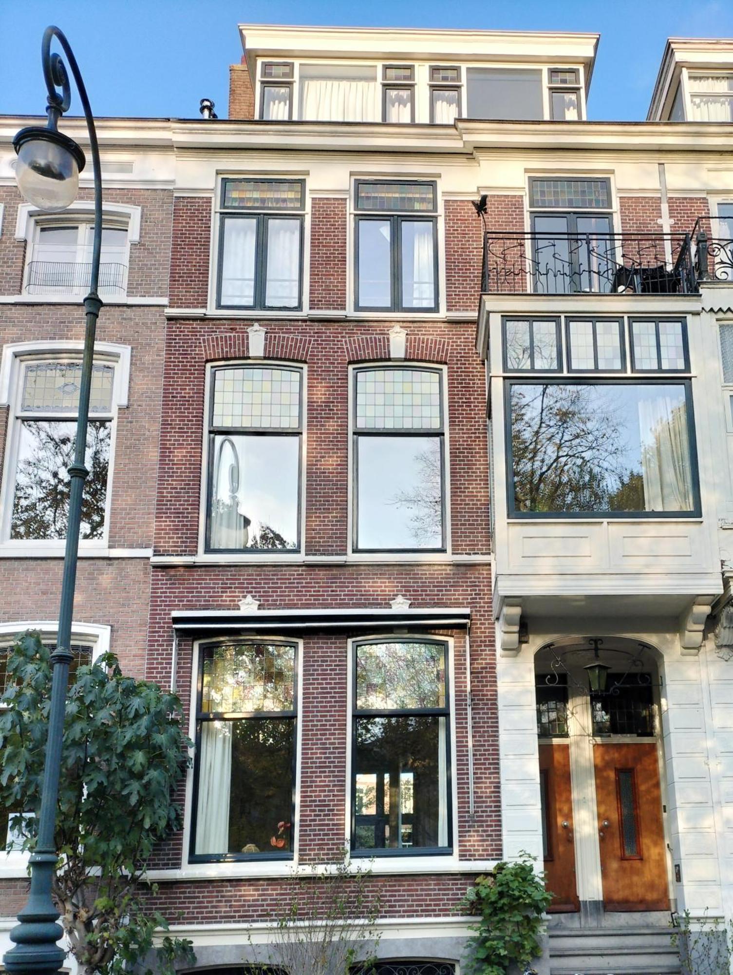 Historic Canal House In Residential Area *